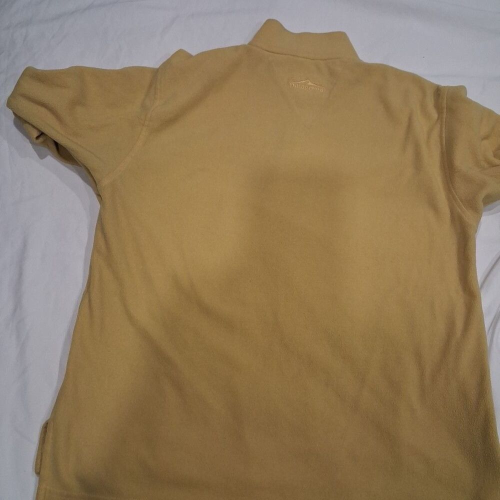 Patagonia Womens Yellow 1/4 Zip Fleece - Picture 8 of 9